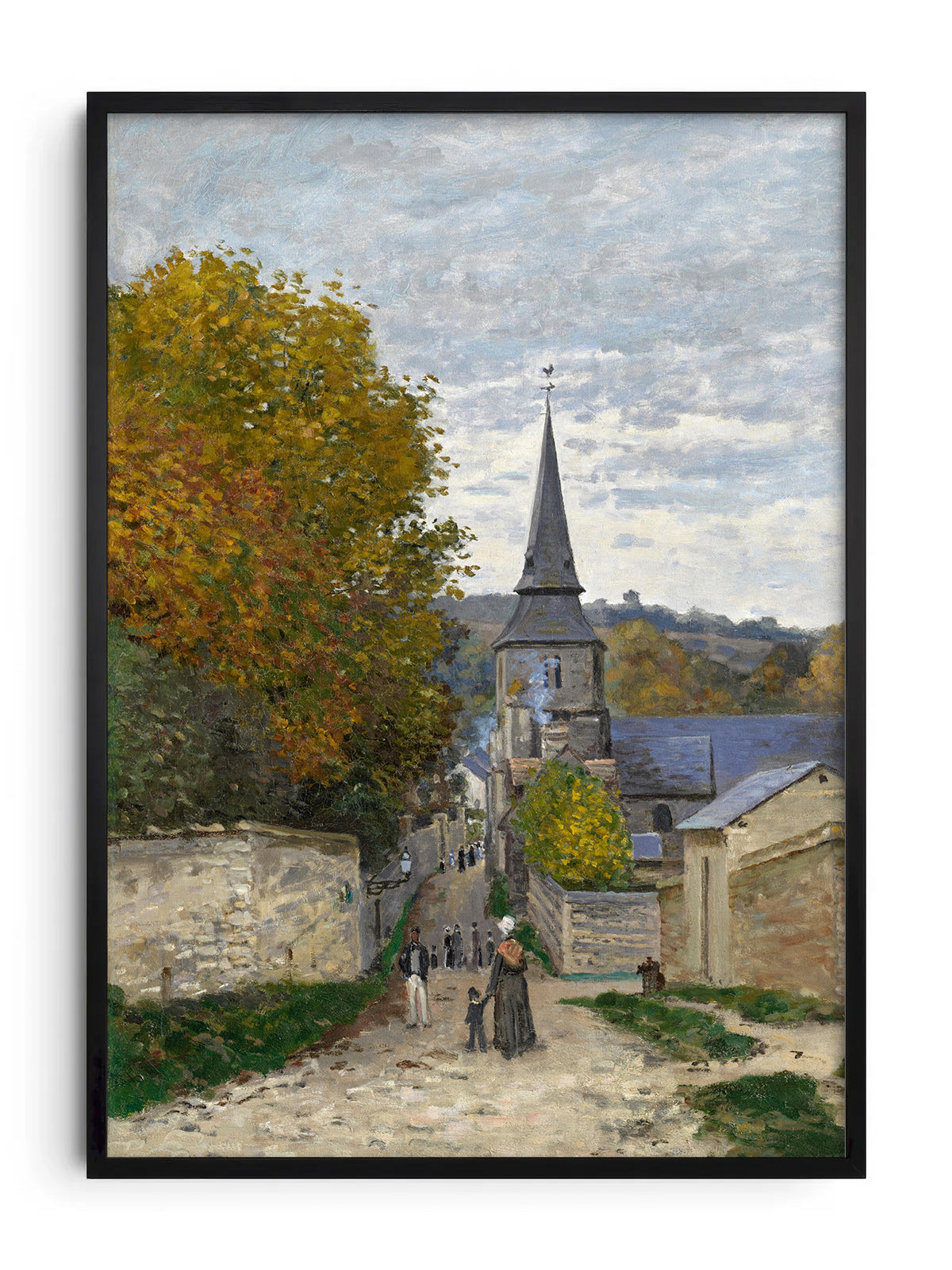 THE WALK TO THE CHURCH-MONET
