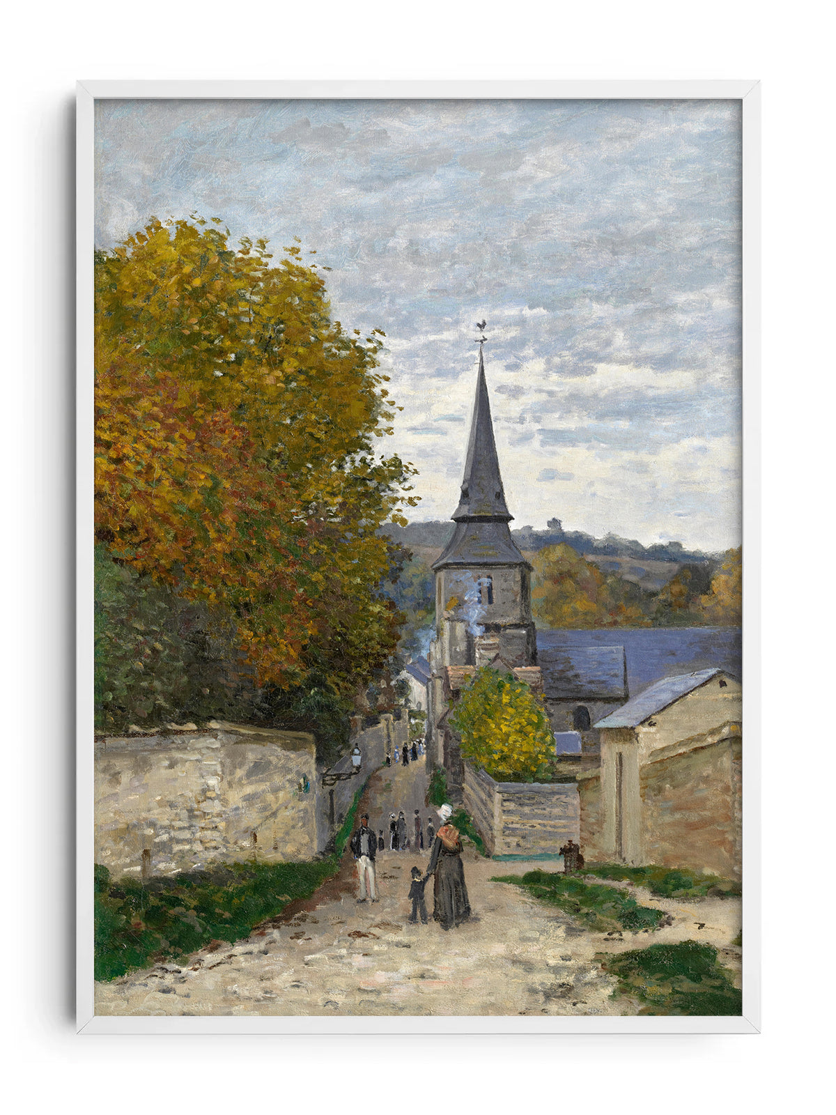 THE WALK TO THE CHURCH-MONET
