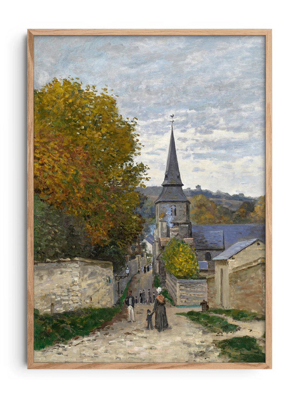THE WALK TO THE CHURCH-MONET